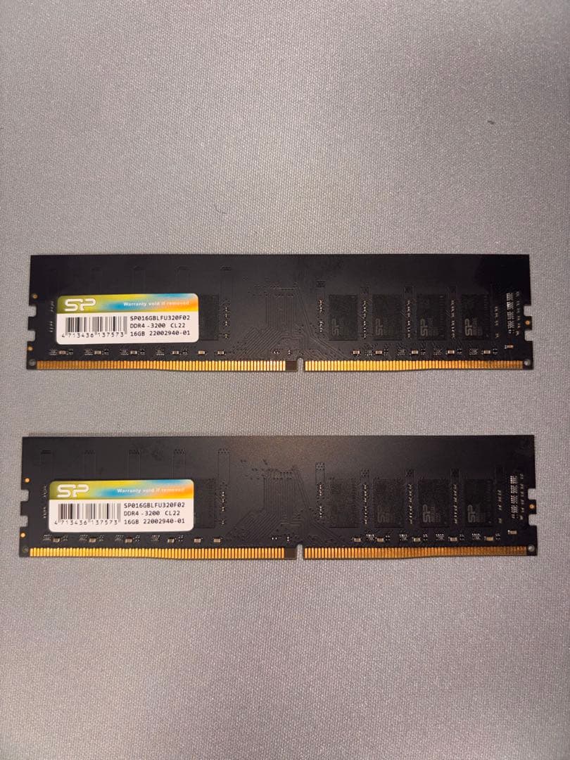 デスクトップ用メモリ DDR4 3200 16GB×2枚