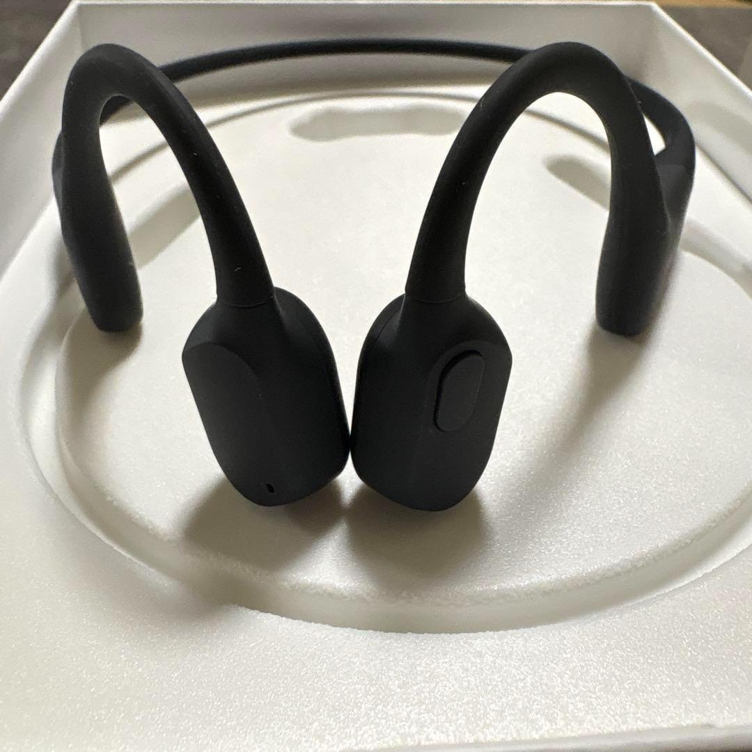 【美品】SHOKZ OPENRUN 骨伝導イヤホン ブラック