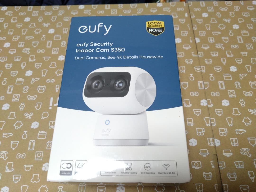 見守りカメラ　Eufy Security Indoor Cam S350