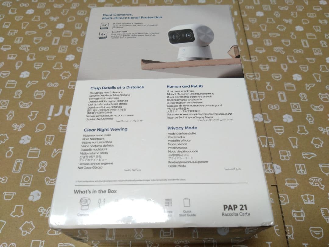 見守りカメラ　Eufy Security Indoor Cam S350
