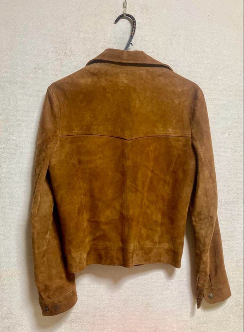 70s スウェードジャケット　短丈　ヴィンテージ