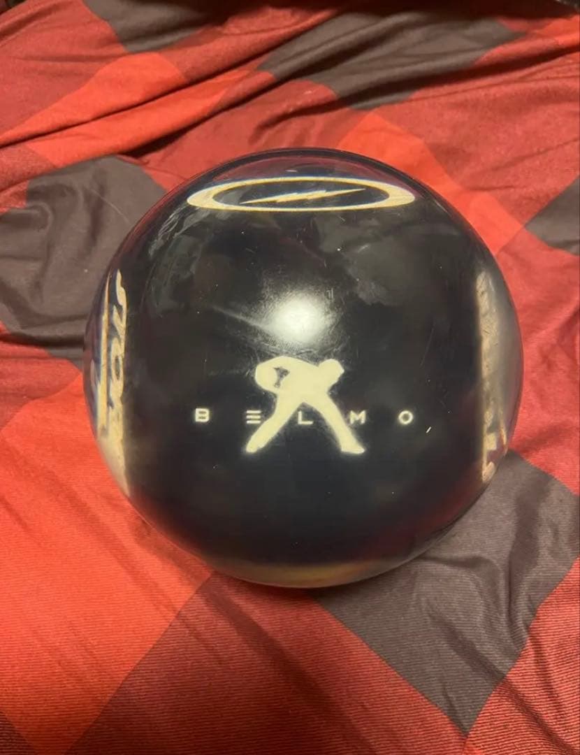 稲*史様 ボウリングボール クリアストーム ベルモ ブラック