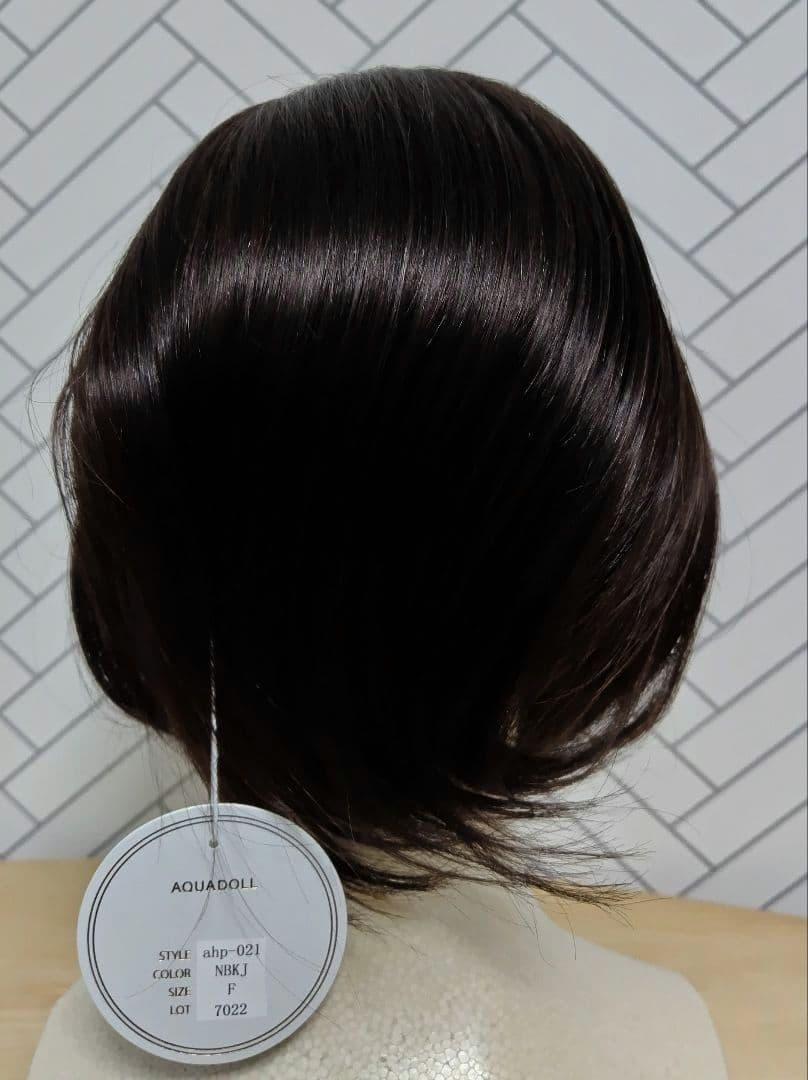 アクアドール　人毛100％　部分ウィッグ　6分ウィッグ　新品未使用