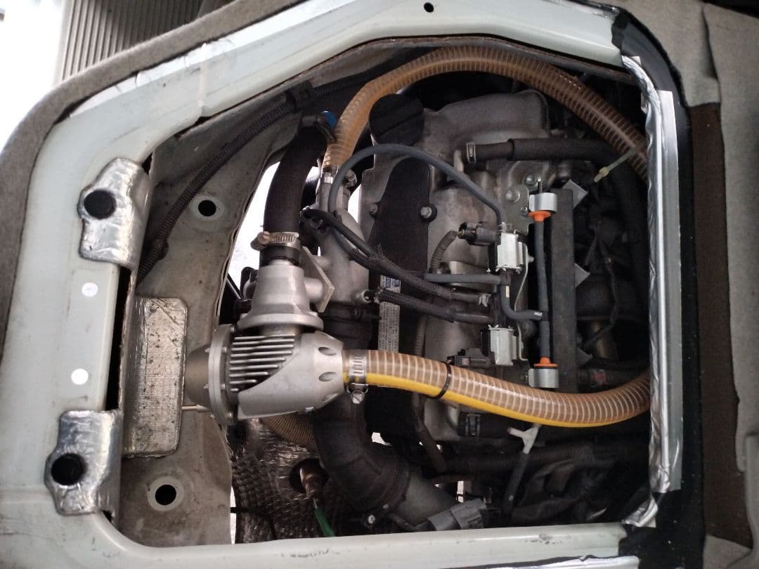 HKS製ブローオフバルブとトライフォースカンパニーサクションリターンキット