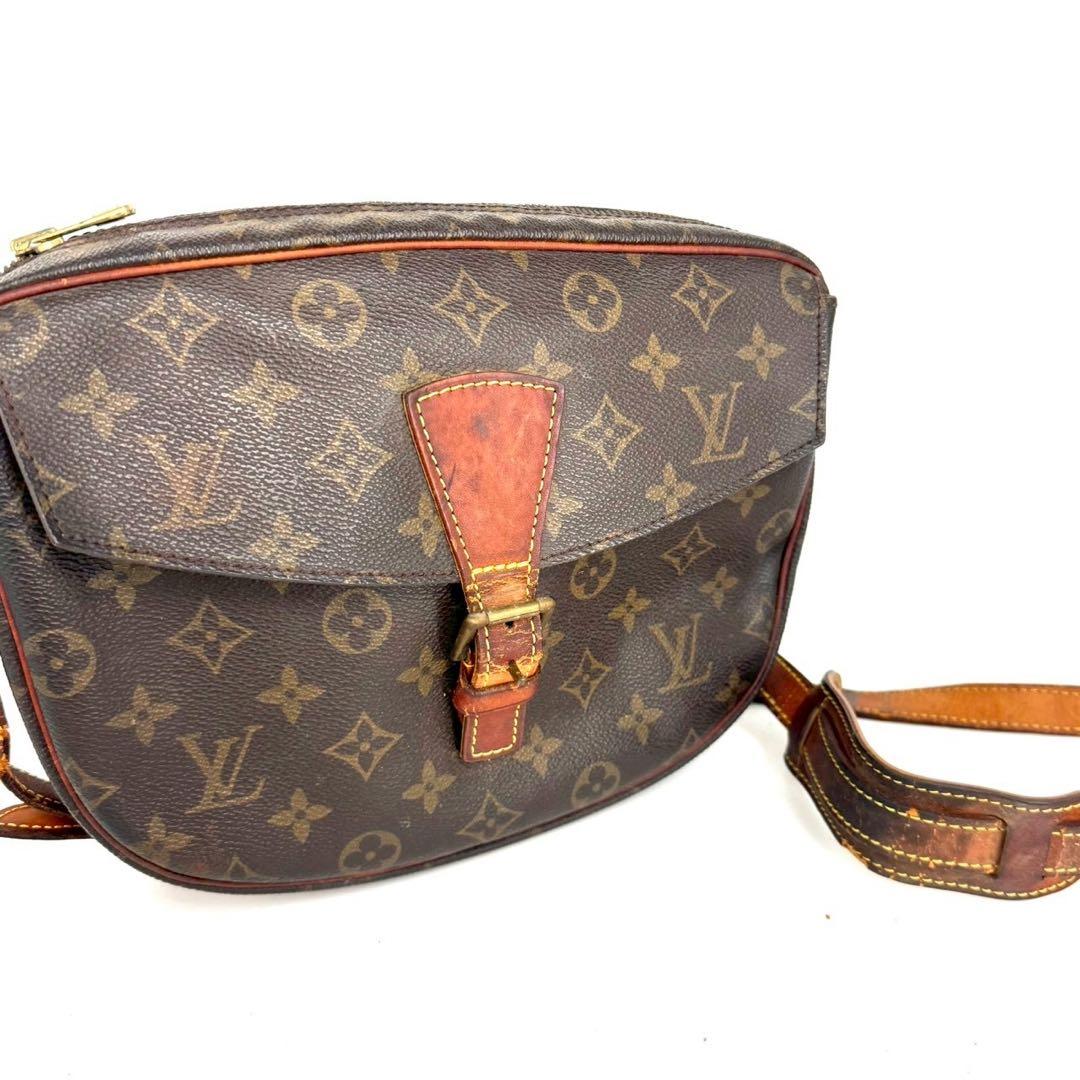 ルイヴィトン ジュヌフィーユGM ショルダーバッグ バッグ PVC レザー