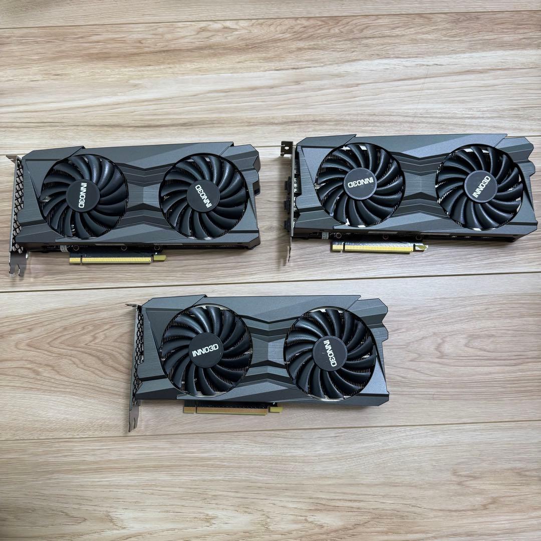 【動作確認済】Inno3d RTX 3060 Ti 11個セット