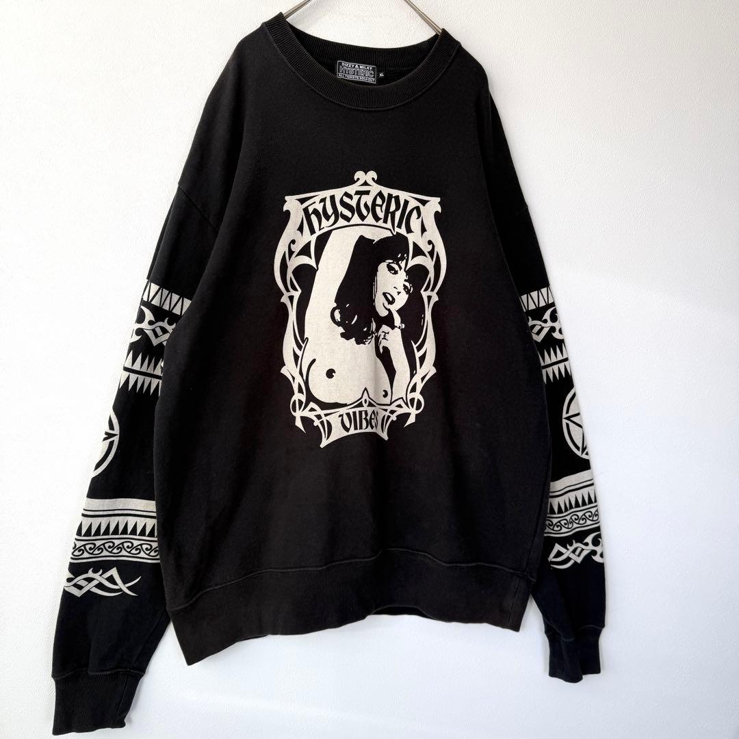 【入手困難✨】ヒステリックグラマー ヒスガール トライバル スウェット 黒 XL