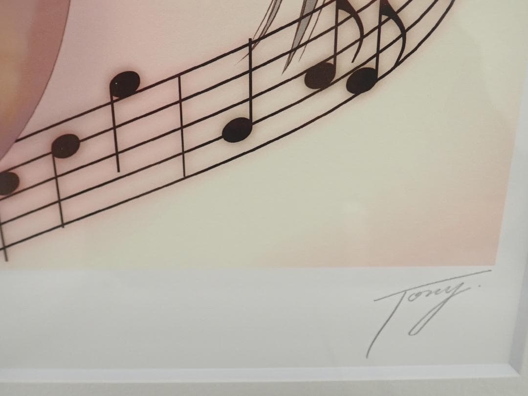 ⑥未使用・保証書付 Tony 「カンタービレ」ミクスドメディア　アールビバン