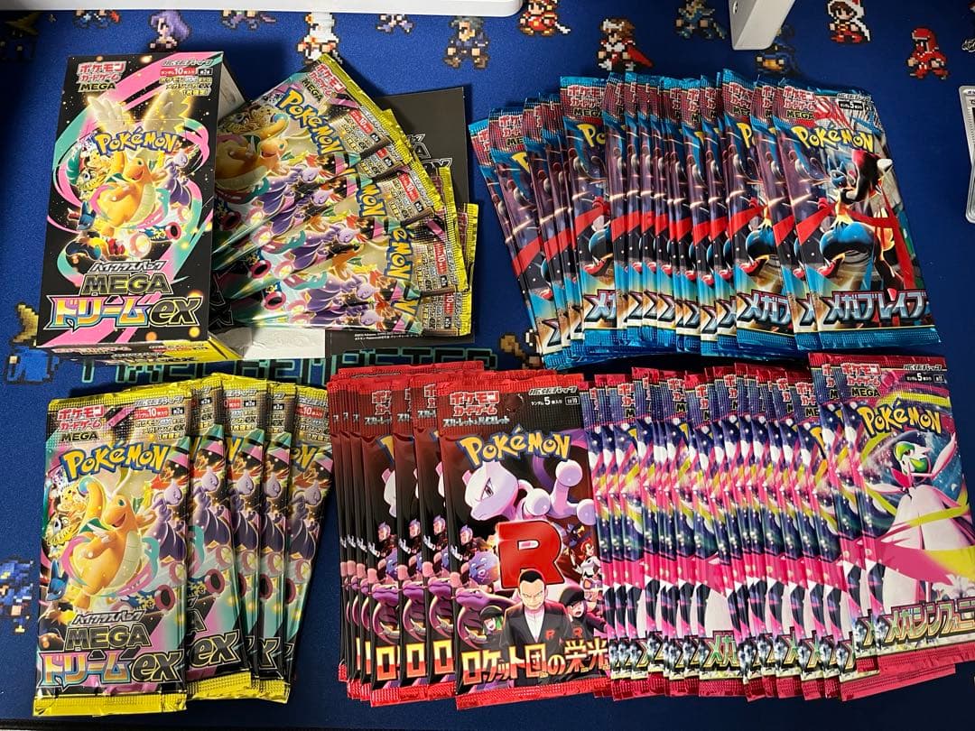 ポケモンカード　MEGAドリームEX、ブレイブ、シンフォニア、ロケット団セット