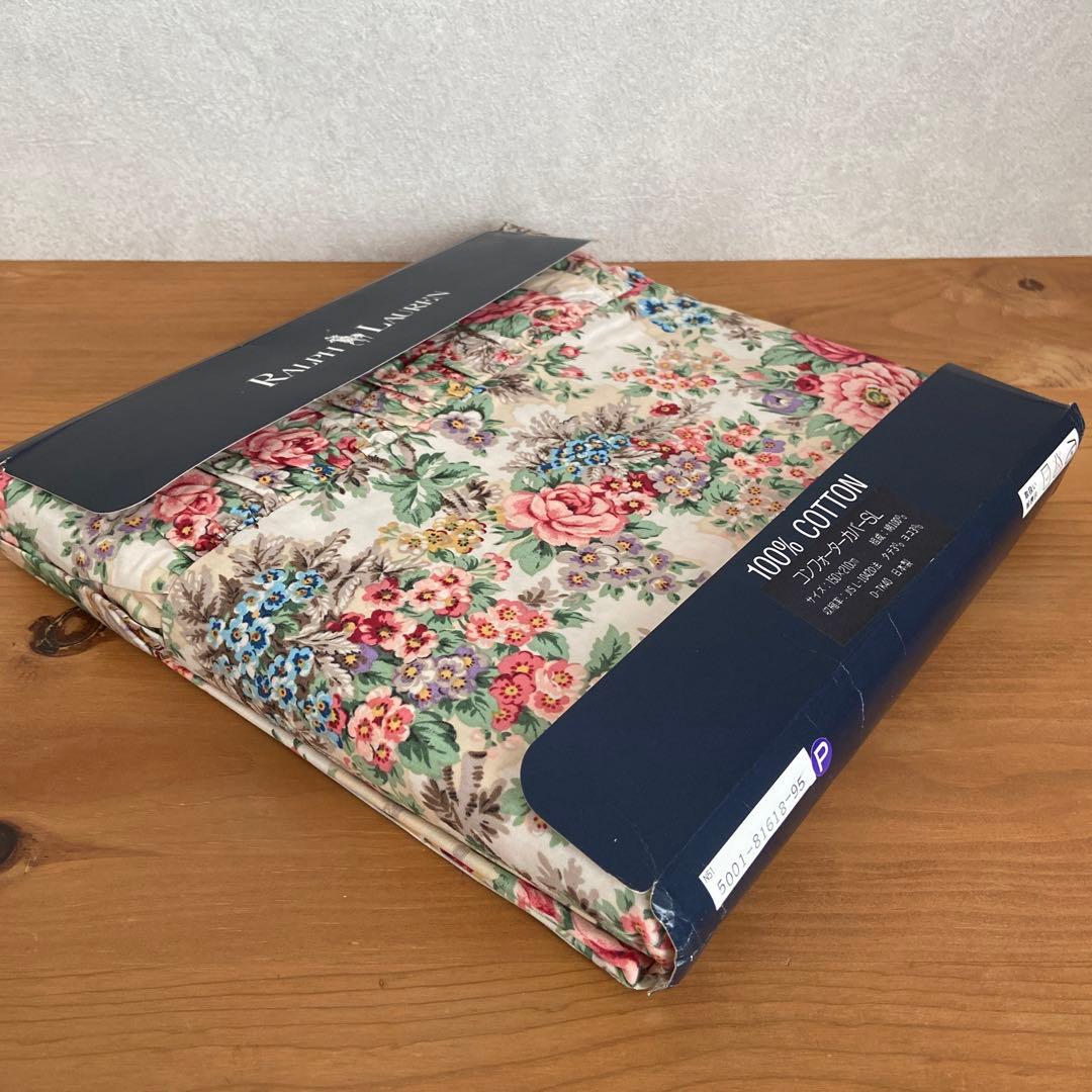 【新品】 Ralph Lauren フラワーパターン掛け布団カバー