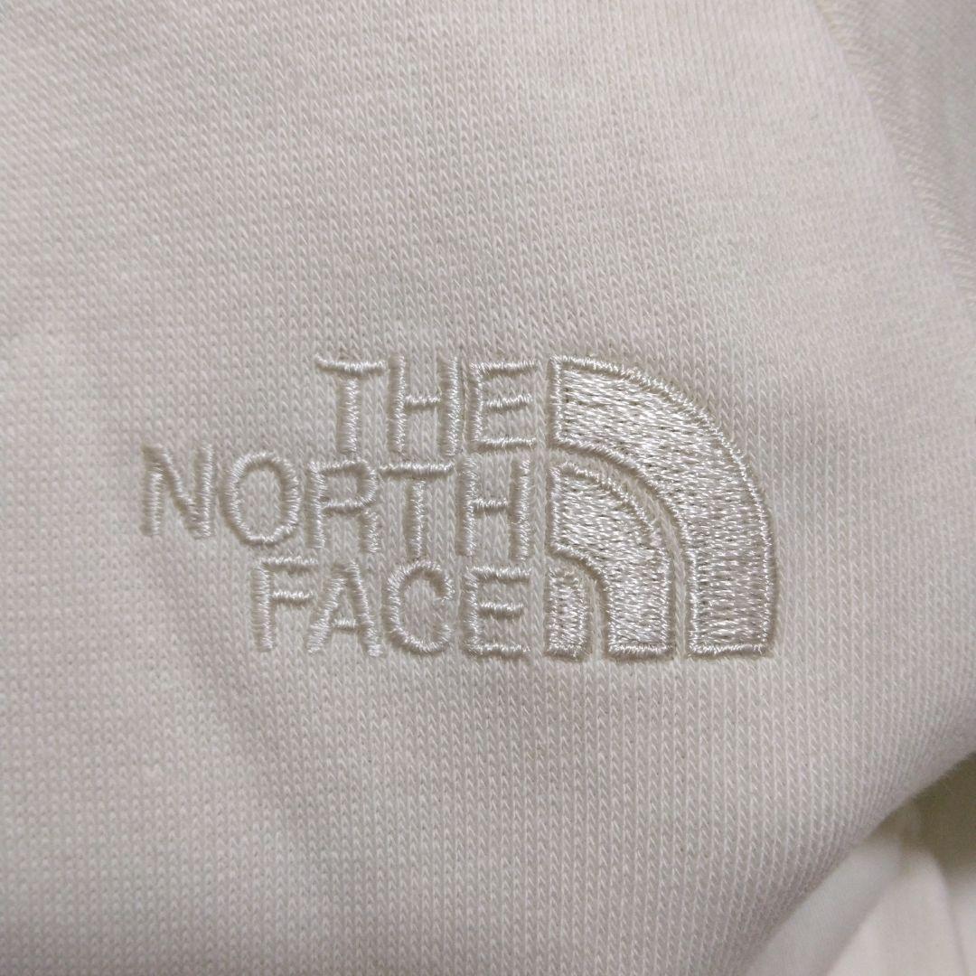 ビンテージホワイト色 ジップアップ フード付きパーカー