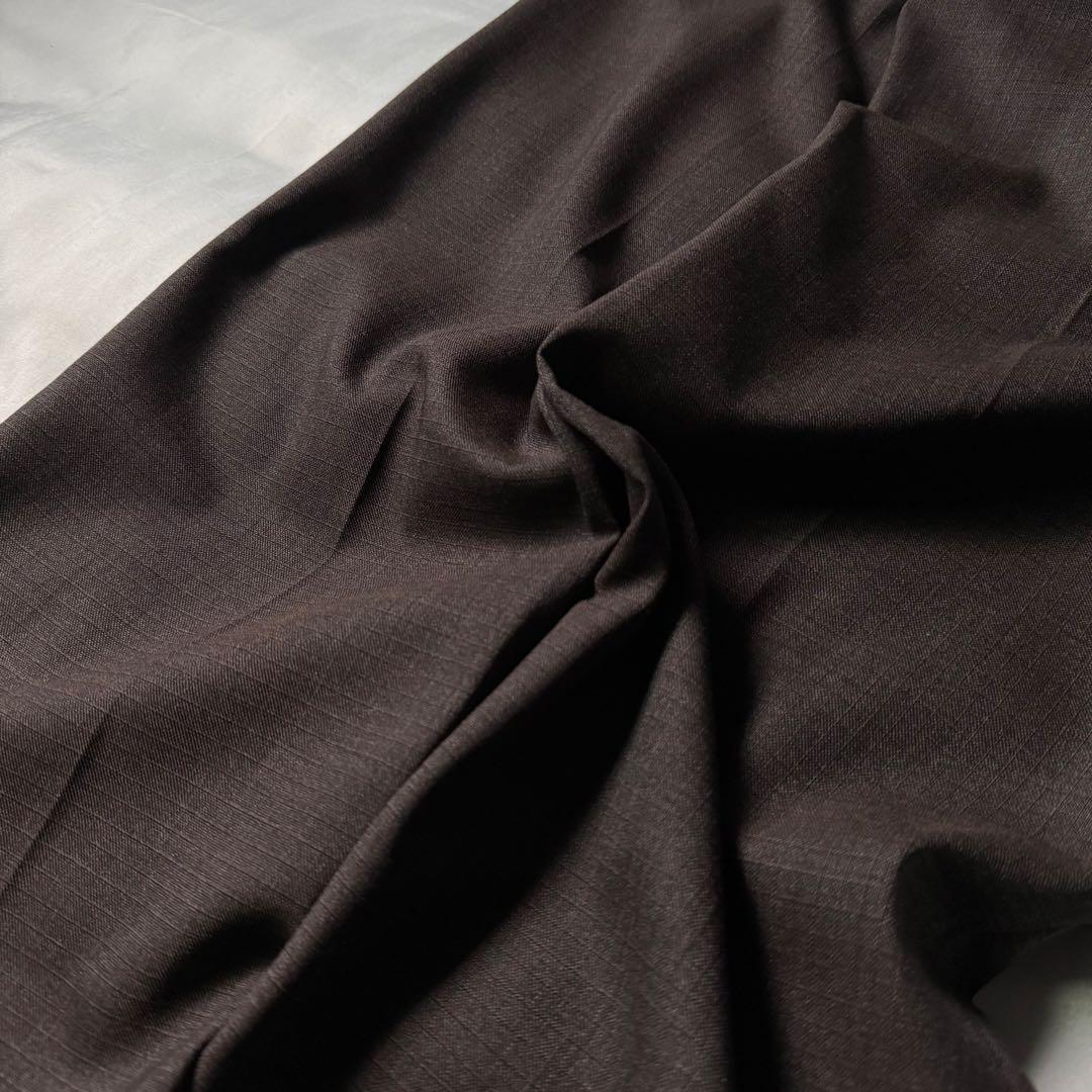 【希少】 80s NORDSTROM イタリア製 織柄 ウール ワイドスラックス