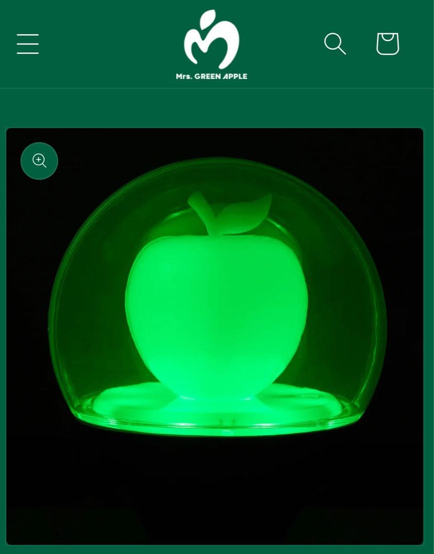 公式売り切れ中の りんご棒 & ロゴグラス セット ペンライト