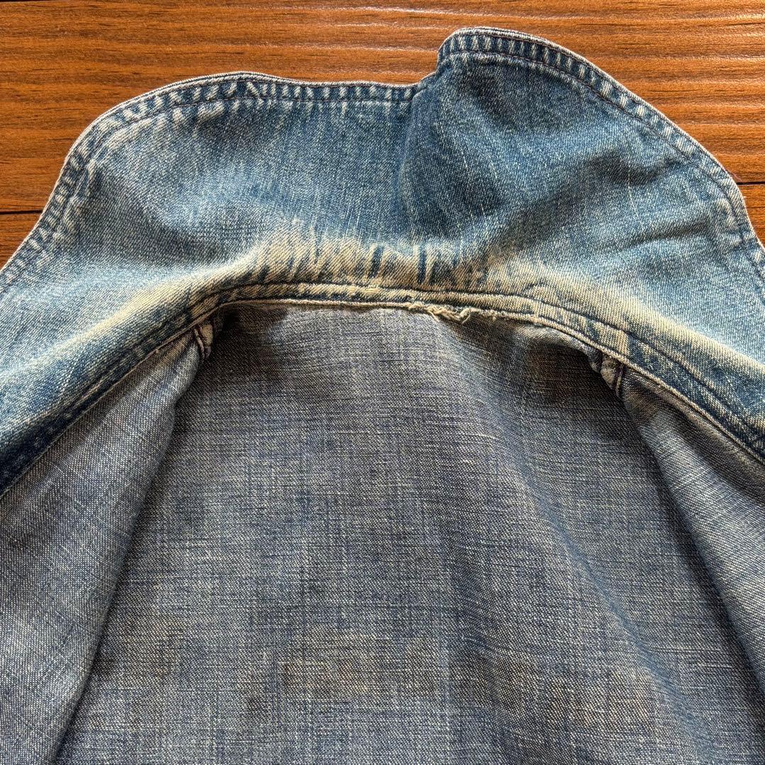 セ*ド様 40s USNAVY ショールカラー カバーオール ステンシル　ヘチマ