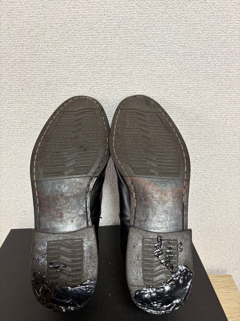 ysl イヴサンローラン ストレートチップ 革靴 ブラック 26.5cm