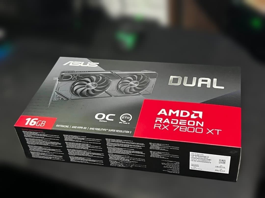 グラフィックボード・グラボ・ビデオカード ASUS Radeon RX 7800 XT OC 16GB