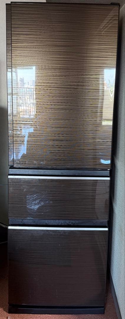 2023年製‼️三菱ノンフロン冷凍冷蔵庫 MR-CD41BKH-BR