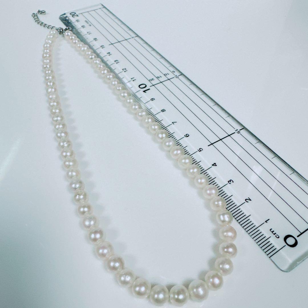 淡水パールバロックネックレスNO25-1055