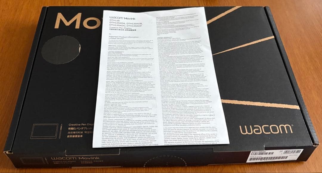 2025/3/15新品購入 Wacom Movink 13
