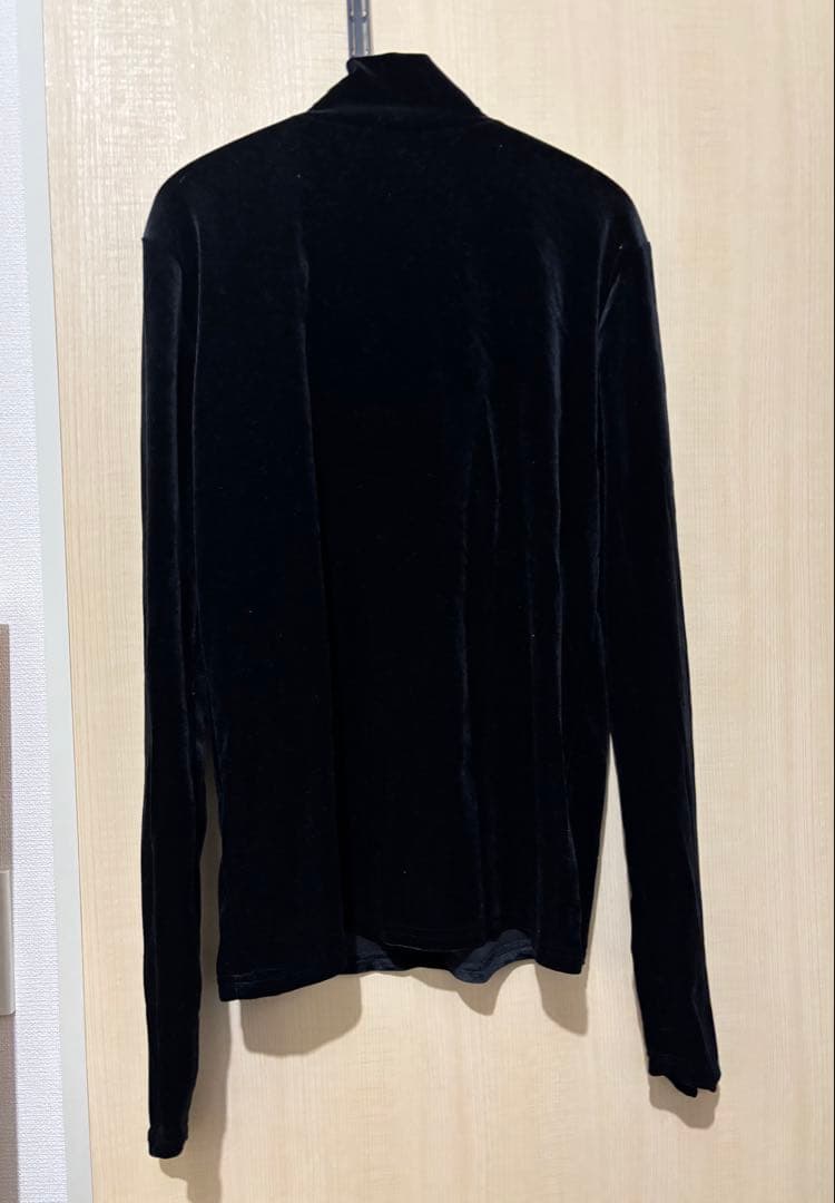 enof イナフ velour jersey zip tops ベロア