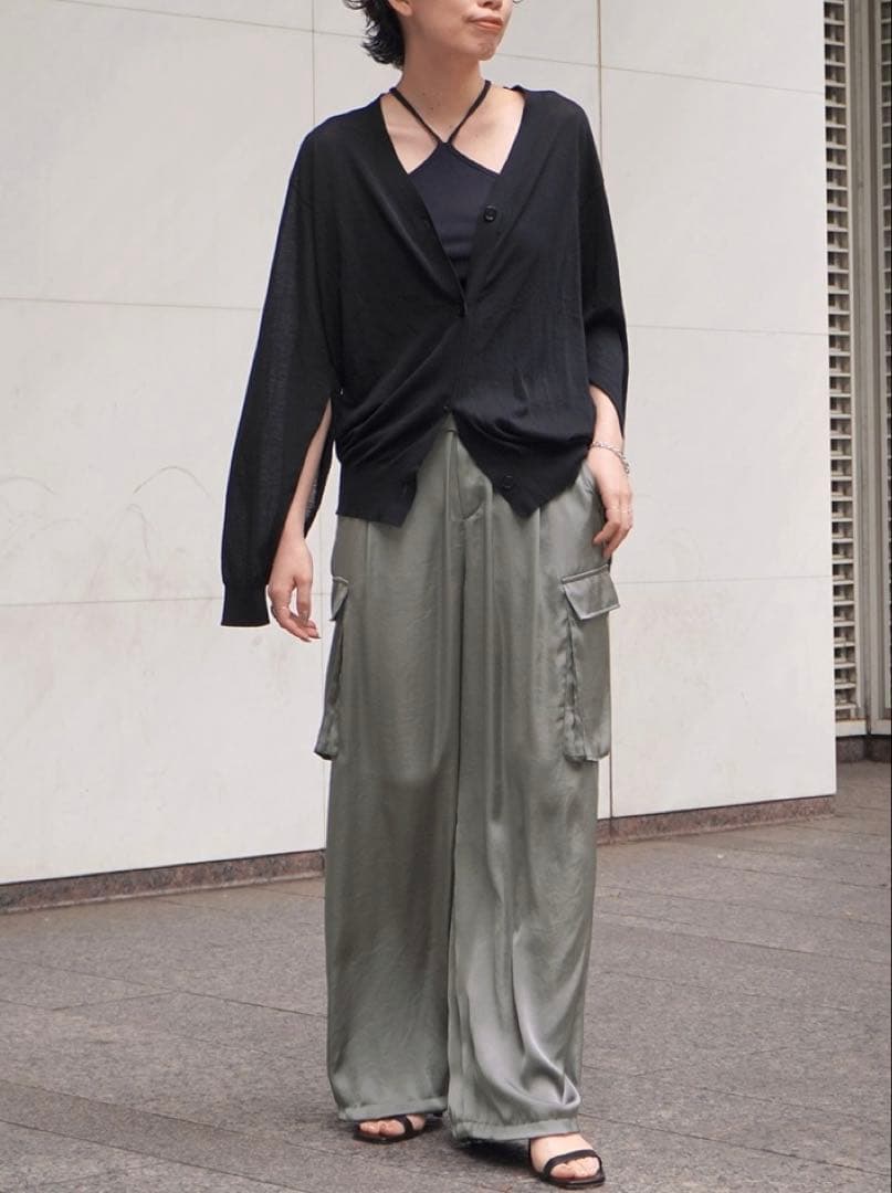 【美品】ap studio DAWN CUP IN LANG TOPS