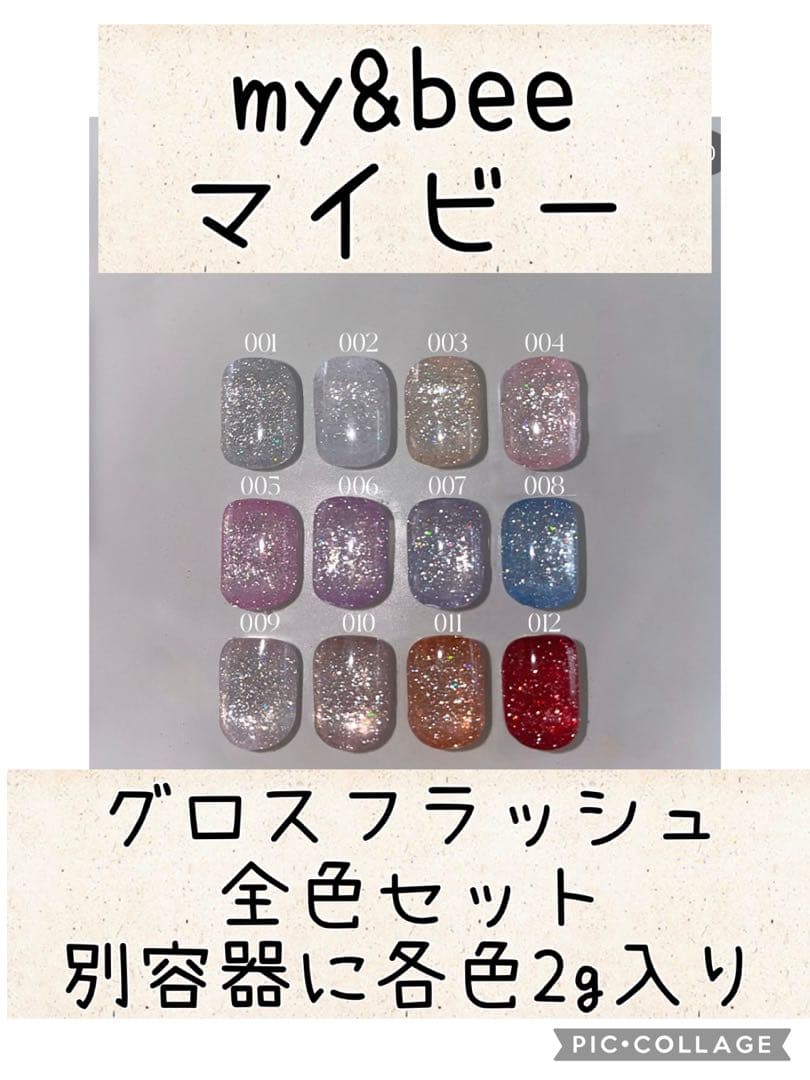 qPIGp(̂•͈Ꙫ•͈⑅﻿)̂ ୭*゜ページ　マイビー　ボンネイル　ネイルセット