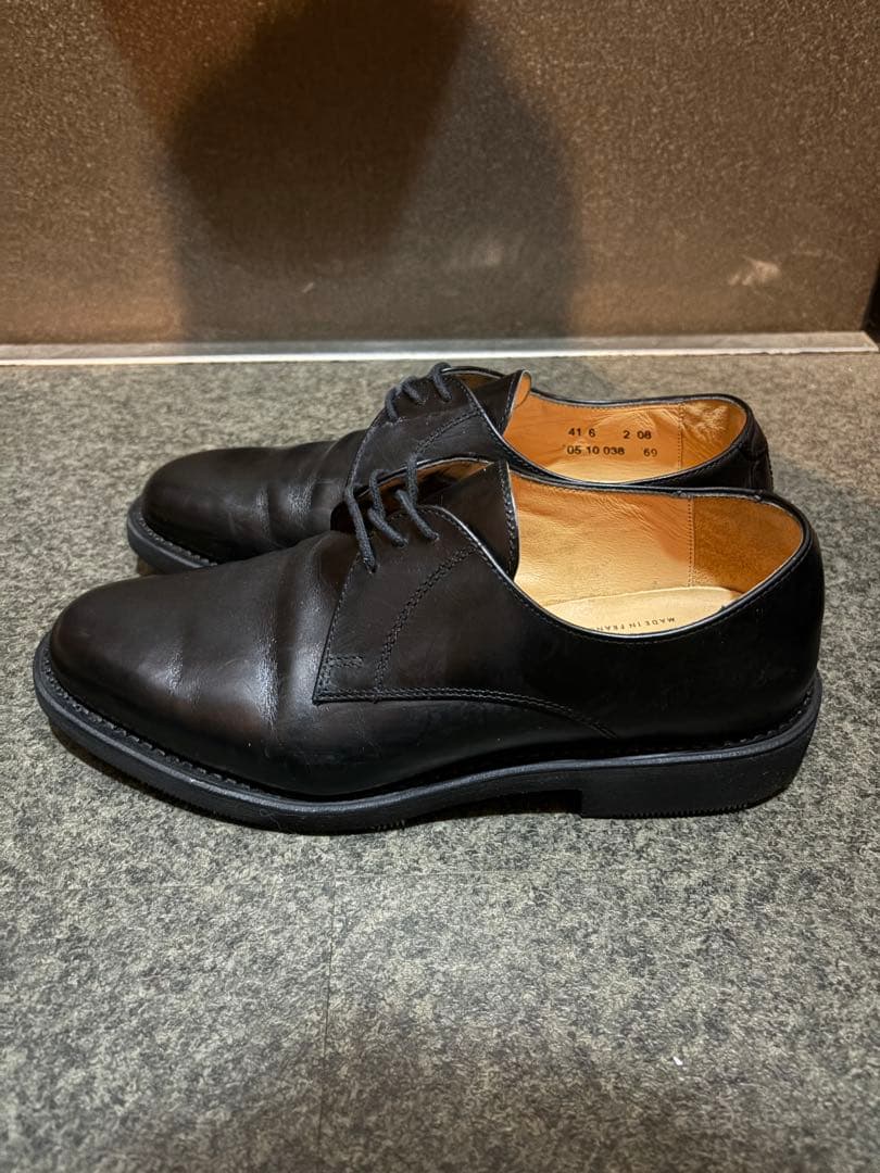 フランス軍　サービスシューズ　ドレスシューズ