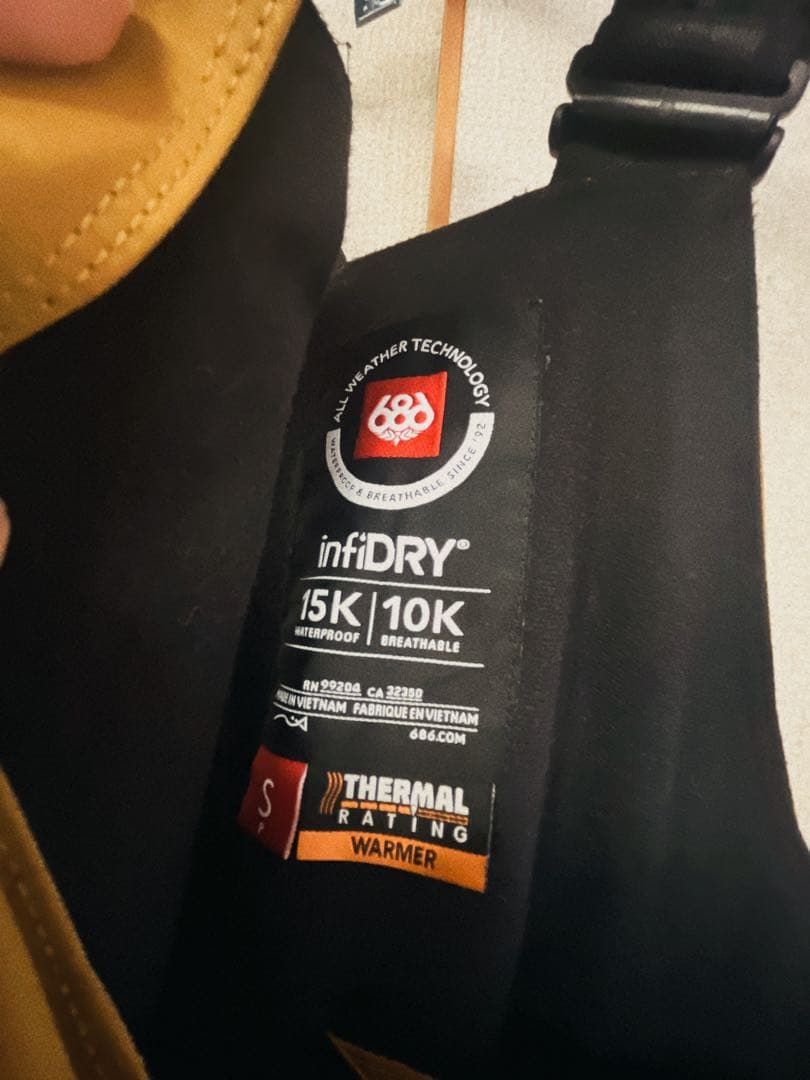 686 スノーボードウェア セット ビブ グローブ