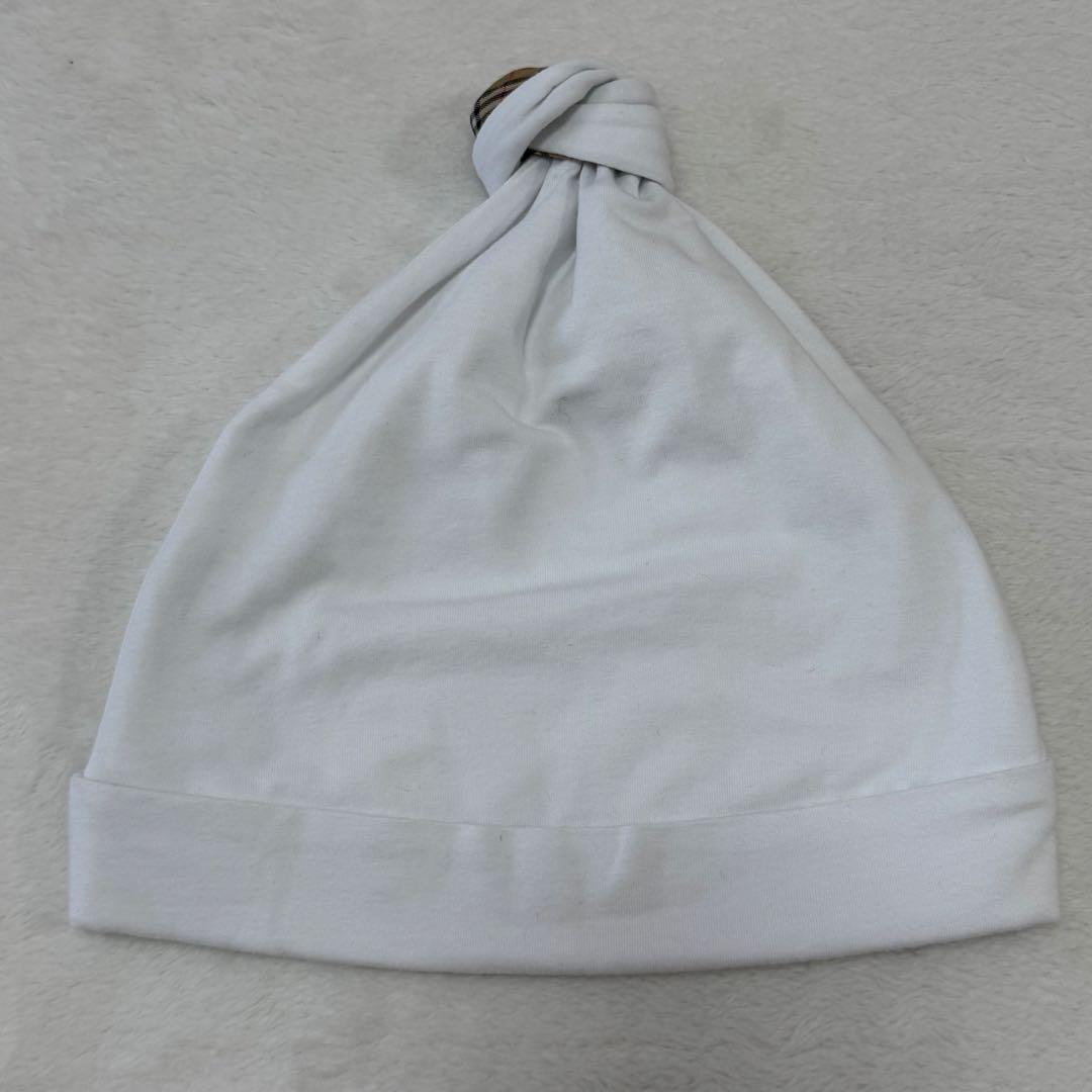 新品タグ付き　バーバリー　チェックトリム　コットン　スリーピース　ベビー