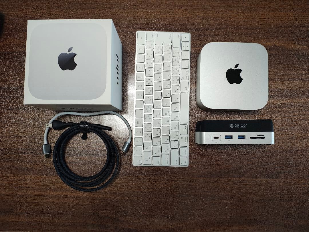 Apple Mac mini M4 2024 + 1TBドック+キーボード付き