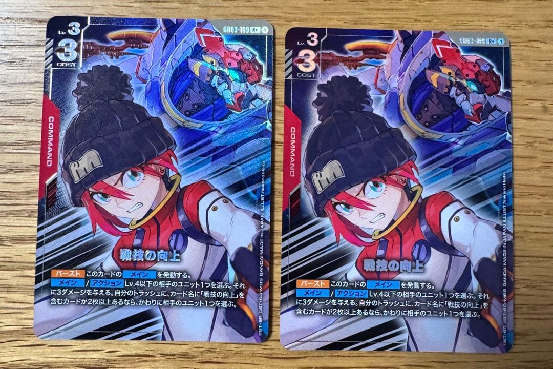 [GCG] 戦技の向上 R+ [パラレル] GD03 2枚