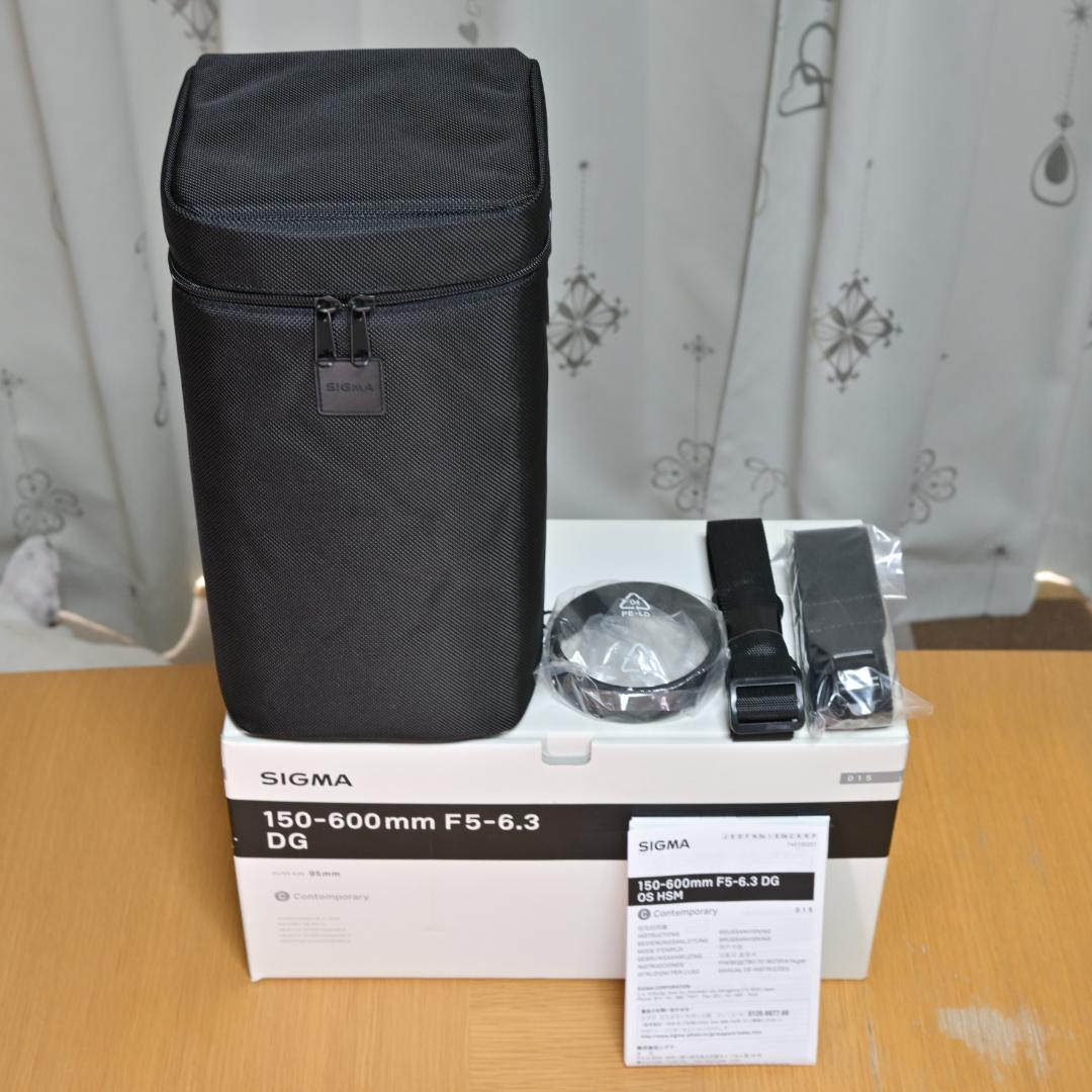 レンズ(ズーム) SIGUMA 150-600mm F5-6.3 DG OS HSM