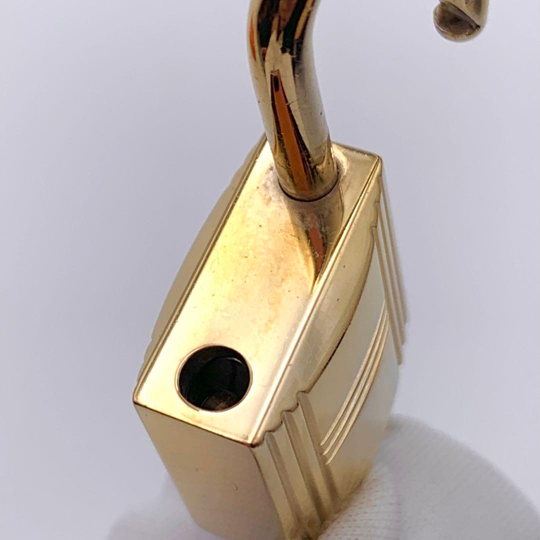 HERMES エルメス カデナ　24Kメッキ　No.107　107番　鍵付き