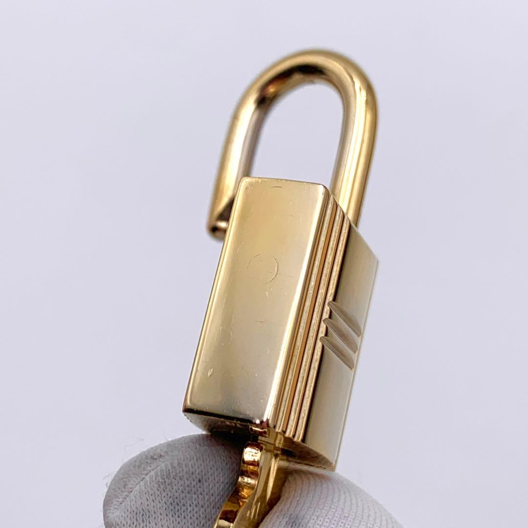 HERMES エルメス カデナ　24Kメッキ　No.107　107番　鍵付き