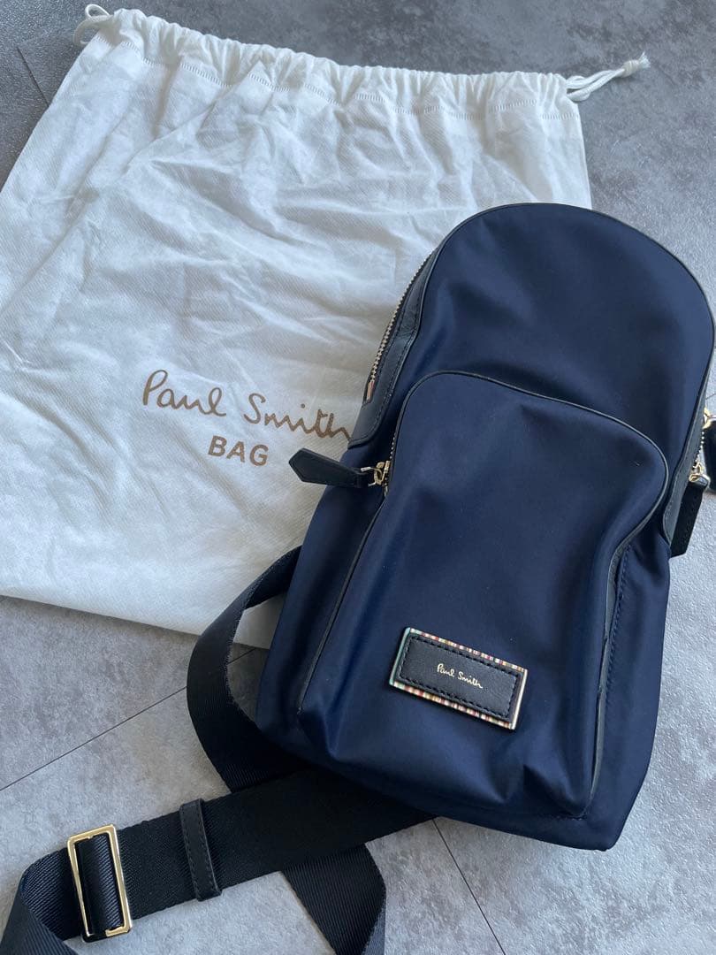 Paul Smith ネイビー ショルダーバッグ