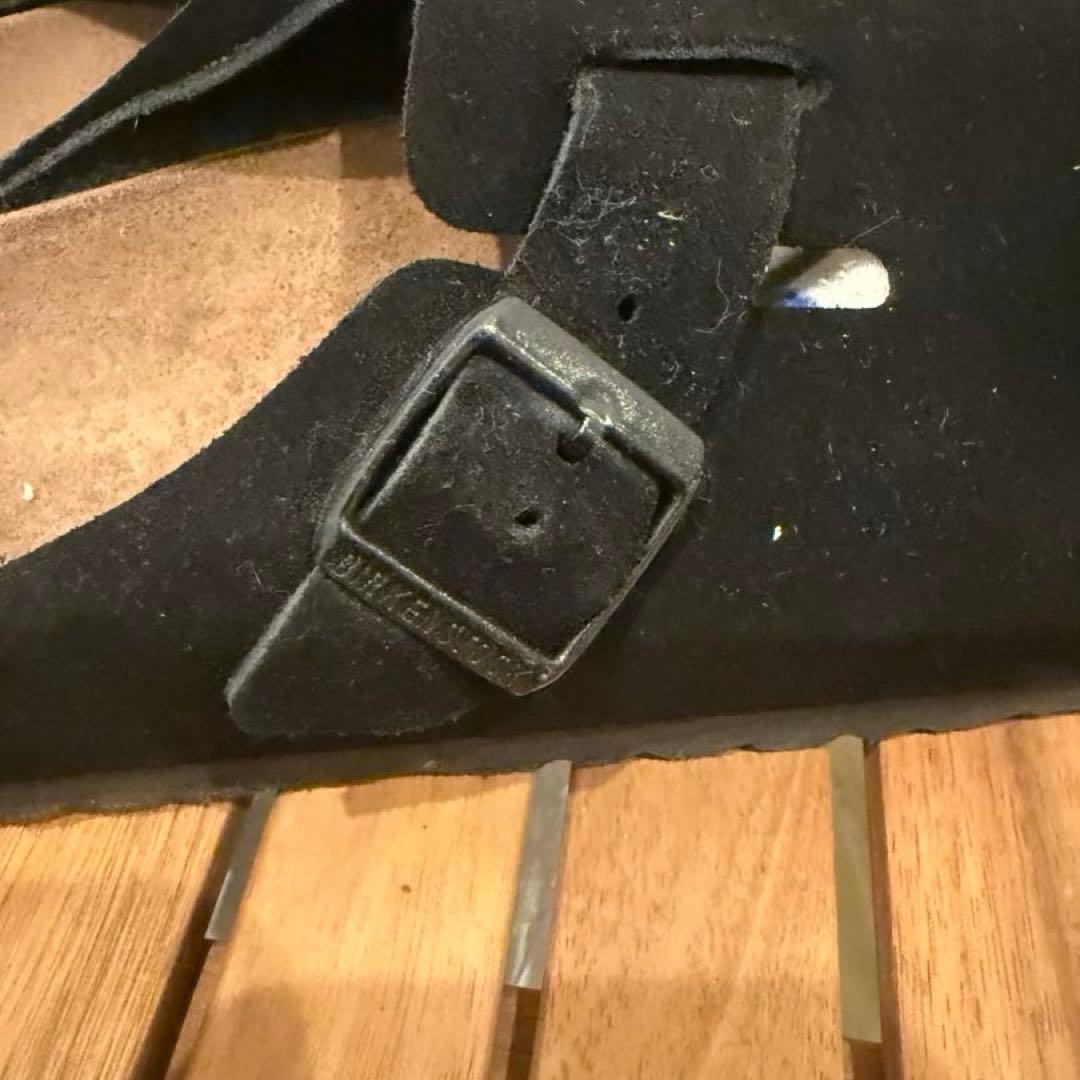 BIRKENSTOCK ボストン ブラック スエード 42/270