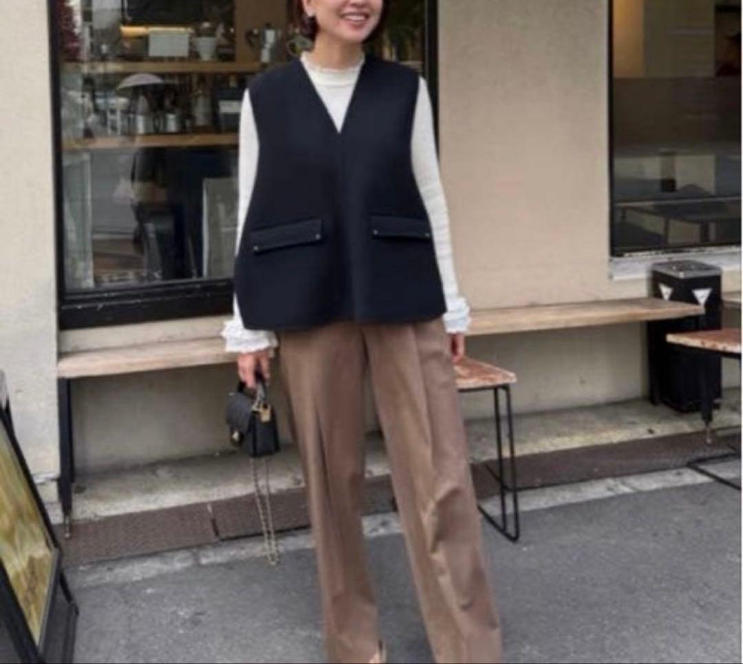 OHGA オーガ WOOL VEST ウール ベスト ブラック 新品 タグ付き