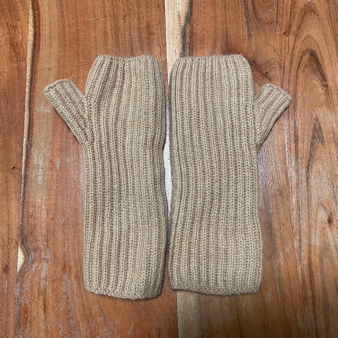 Johnstons ジョンストンズ カシミアリブリストウォーマー レディース