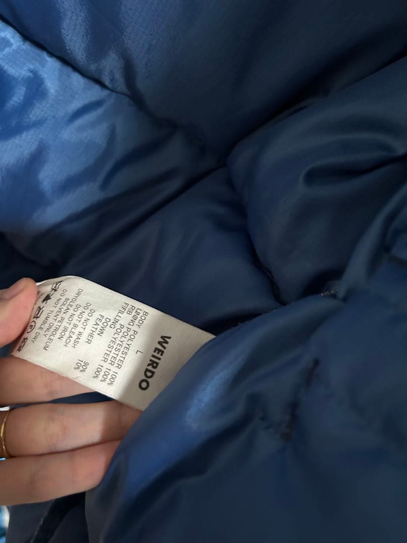 weirdo ダウンジャケット SPACE TARGET DOWN JACKET