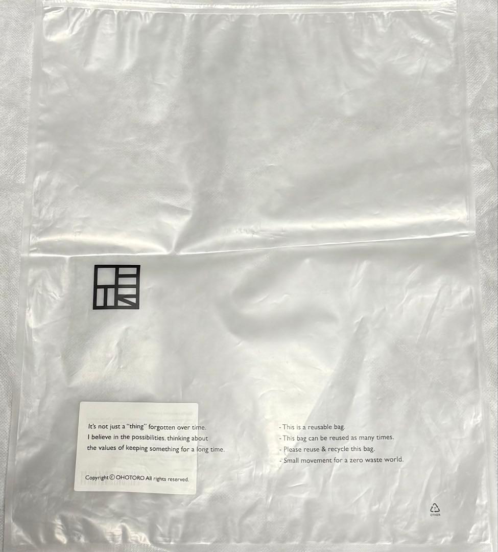 【 OHOTORO】Nap Waffle Zipper Hoodie チャコール