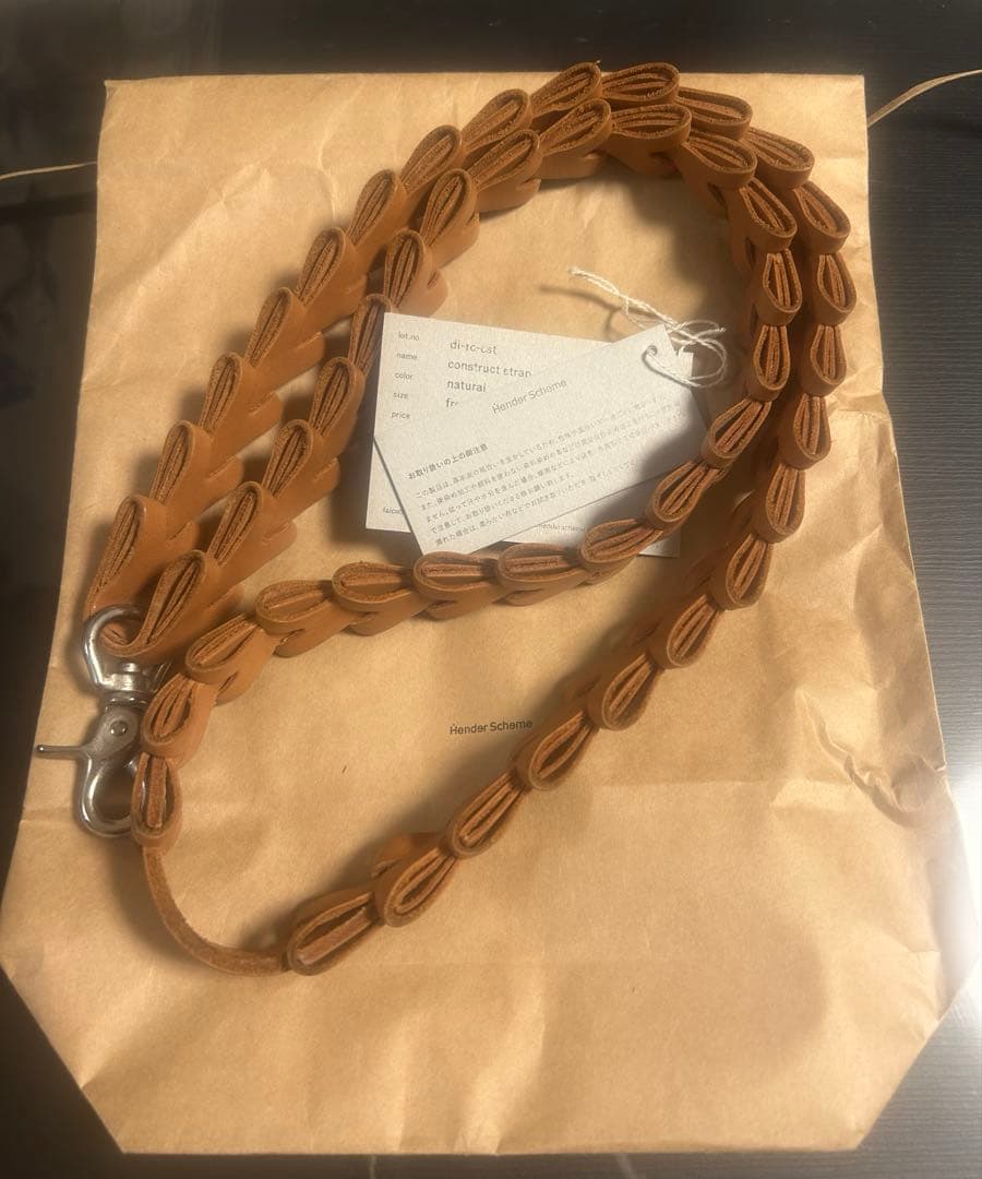 アクセサリー Hender Scheme construct strap natural