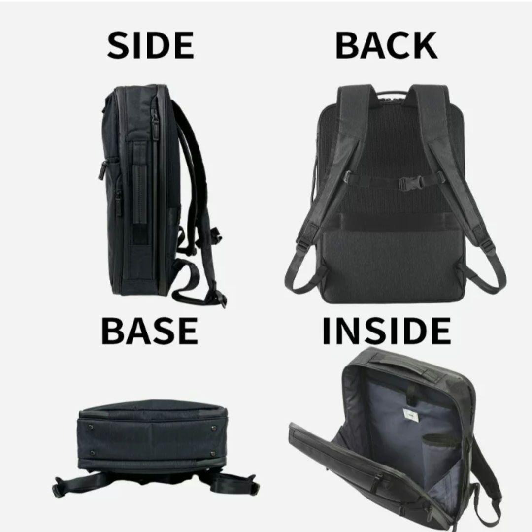 【極美品】エースジーン ガジェタブルヘザー2 リュック バックパックブラック