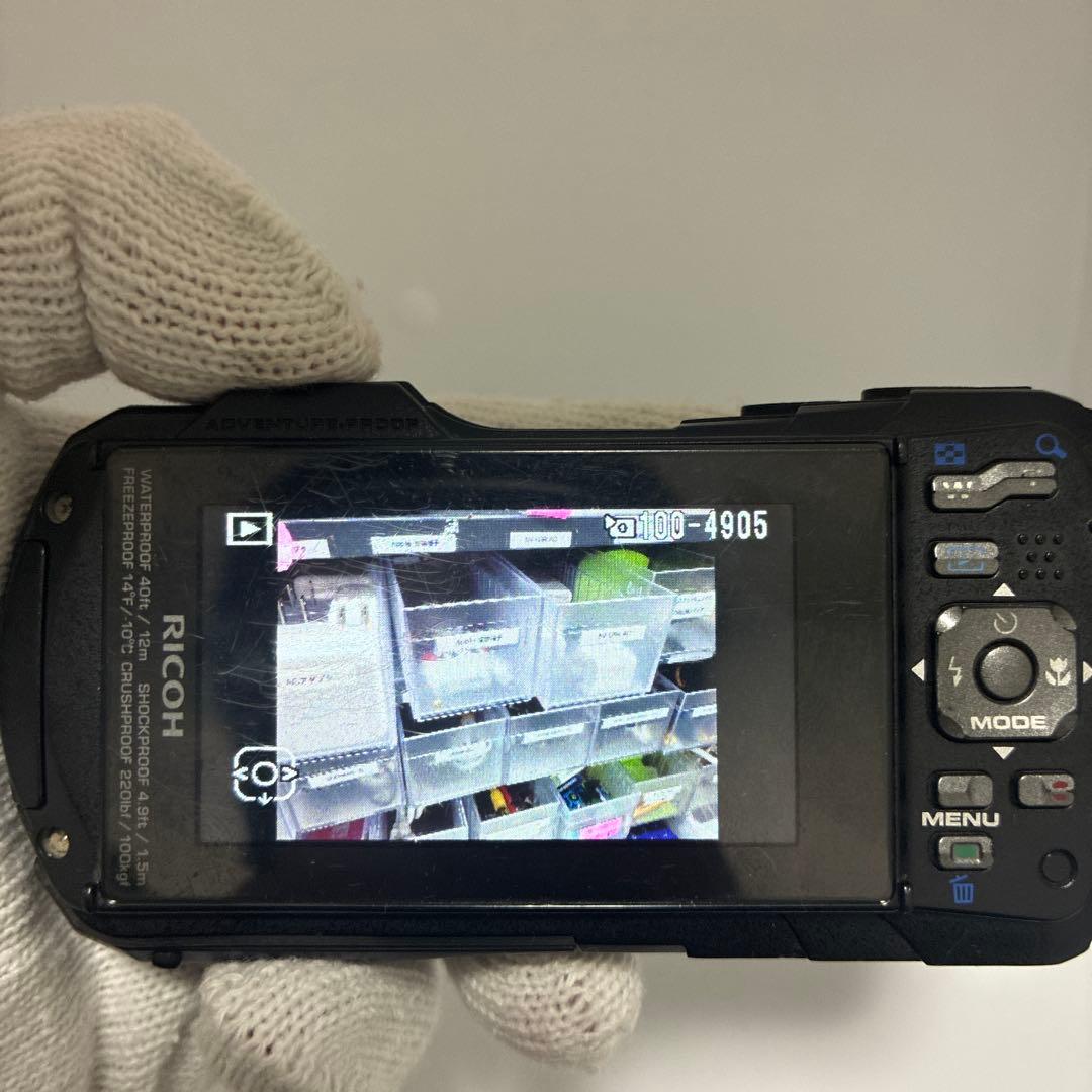RICOH WG-30　エボニーブラック　動作確認済　12m防水 リコー