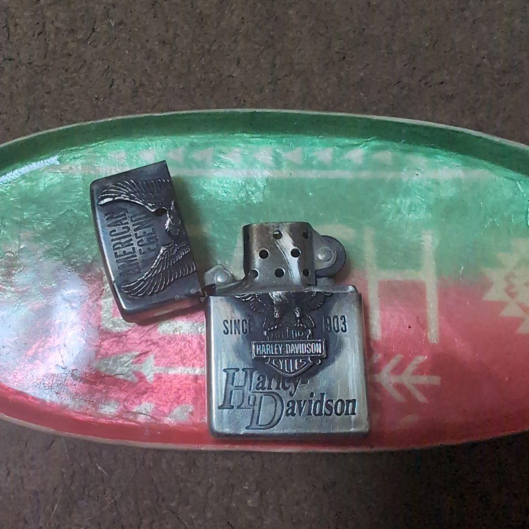 68様Harley-Davidson 限定版 エンジン型オブジェジッポシリアル