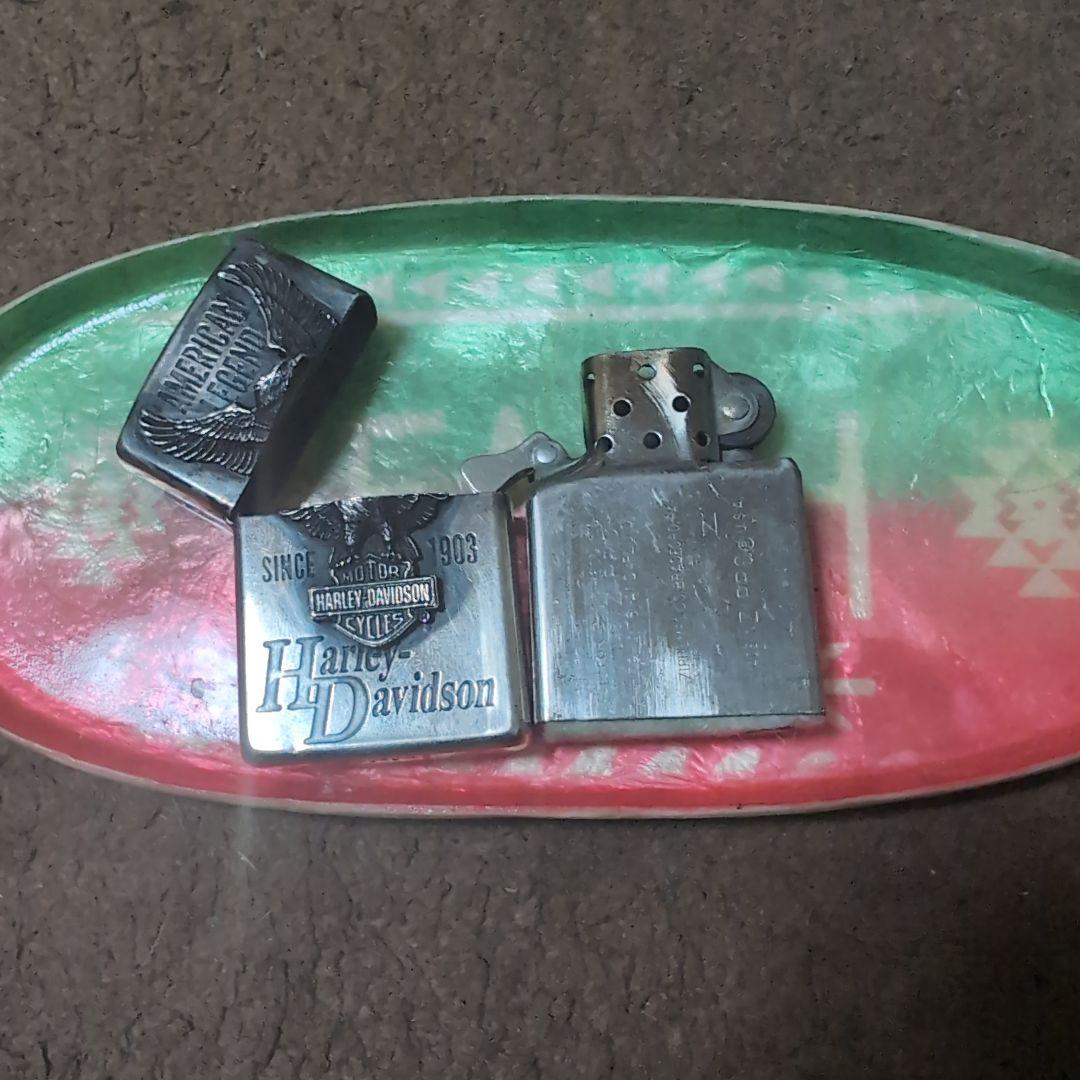 68様Harley-Davidson 限定版 エンジン型オブジェジッポシリアル