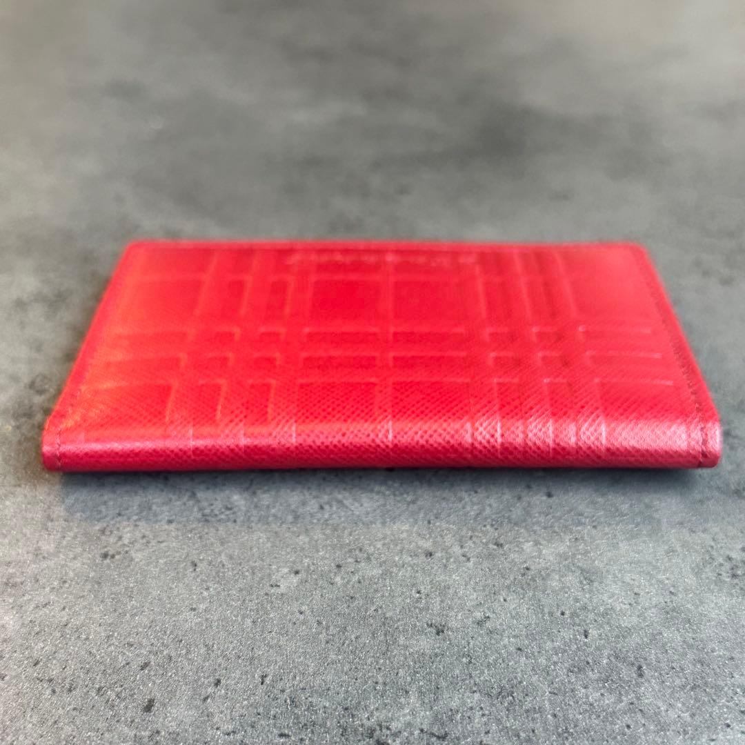 未使用✨BURBERRY エンボス加工　チェック　名刺入れ　カード　パスケース