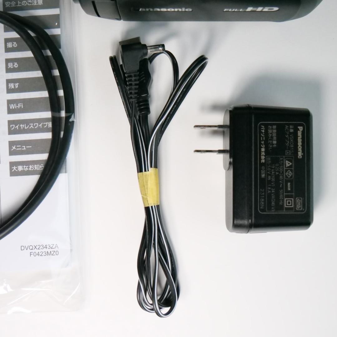 ビデオカメラ　Panasonic HC-V495M-KJ [ブラック]　極美品