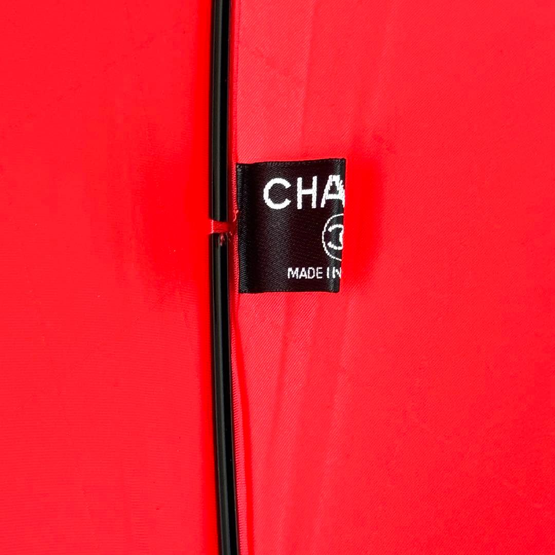 【希少】シャネル　マトラッセ　ココマーク　傘　レッド
