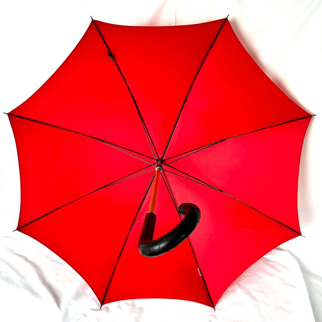 【希少】シャネル　マトラッセ　ココマーク　傘　レッド