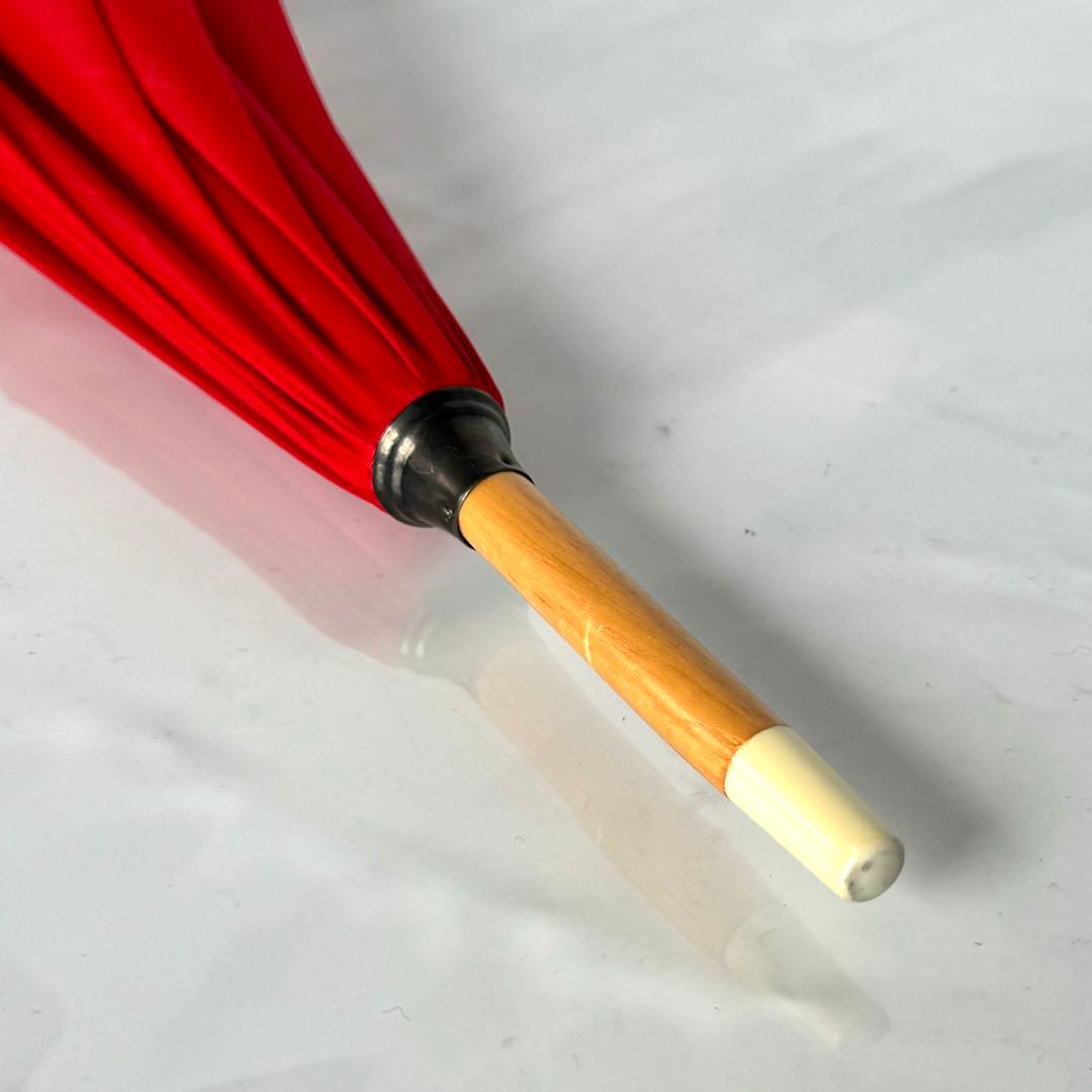 【希少】シャネル　マトラッセ　ココマーク　傘　レッド